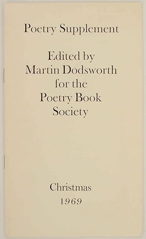 Seller image for Poetry Supplement Christmas 1969 for sale by Jeff Hirsch Books, ABAA