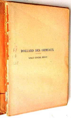Seller image for La Vie au dsert: Dollard des Ormeaux, vingt contre mille for sale by Claudine Bouvier