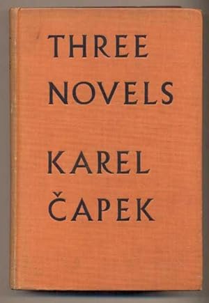 Bild des Verkufers fr Three Novels: Hordubal, An Ordinary Life, Meteor zum Verkauf von Ken Sanders Rare Books, ABAA