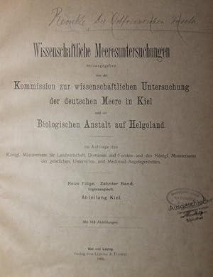 Die ostfriesischen Inseln. Studien über Küstenbildung und Küstenzerstörung. (= Wissenschaftliche ...