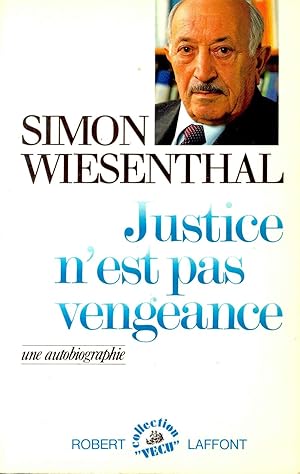 Image du vendeur pour Justice n'est pas Vengeance : une Autobiographie. [Series: Collection Vcu.] mis en vente par Joseph Valles - Books