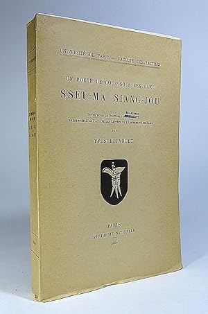 Seller image for Un pote de cour sous les han: Sseu-ma Siang-jou. (Universit de Paris, Facult des Lettres). for sale by Librarium of The Hague