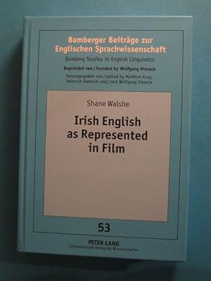 Irish English as Represented in Film.