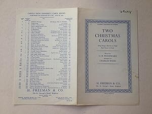 Seller image for Two Christmas Carols. Ding Dong! Merrily on High. Past Three A Clock for sale by Book Souk