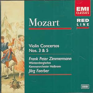 Mozart : Violin Concertos Nos. 3 & 5 EMI Classic / Red Line