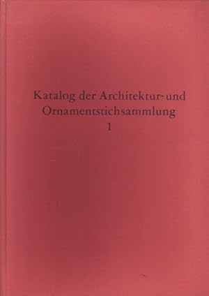 Bild des Verkufers fr Katalog der Architektur- und Ornamentstichsammlung. Teil 1: Baukunst England. Bearbeitet von Marianne Fischer zum Verkauf von Graphem. Kunst- und Buchantiquariat