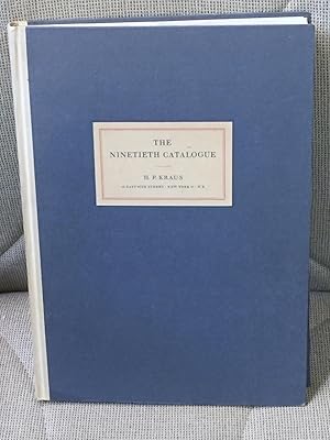 The Ninetieth Catalogue, English Books, Manuscripts, Incunabula, Voyages, Americana, Geography, B...