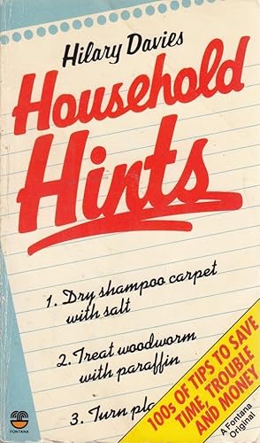 Imagen del vendedor de Household Hints a la venta por M.Roberts - Books And ??????