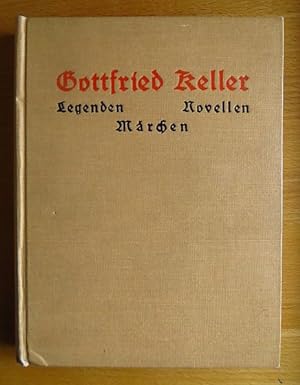 Legenden, Novellen, Märchen Hrsg. von Friedrich Düsel, mit vier farbigen Einschaltbildern und 11 ...