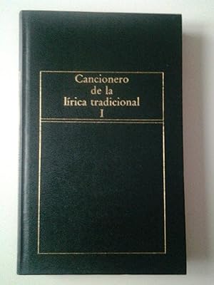 Imagen del vendedor de Cancionero de la lírica tradicional I a la venta por MAUTALOS LIBRERÍA