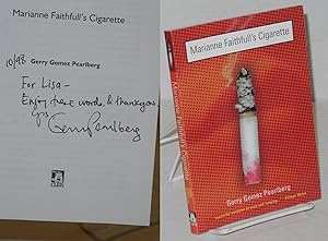 Imagen del vendedor de Marianne Faithfull's cigarette [poetry] a la venta por Bolerium Books Inc.