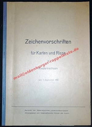 Zeichenvorschriften für Karten und Risse in Niedersachsen (1952) - Niedersächsisches Landesvermes...