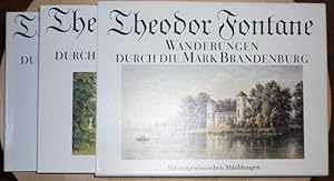 Bild des Verkufers fr Wanderungen durch die Mark Brandenburg. Die Grafschaft Ruppin, Havelland, Das Oderland, Spreeland. Eine Auswahl in zwei Bnden. Mit zeitgenssischen Abbildungen (zwei Bnde cplt.) zum Verkauf von Antiquariat Bernhard