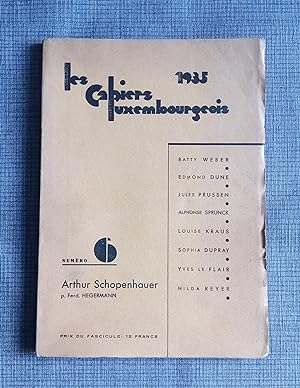 Les cahiers luxembourgeois - N°6 1935