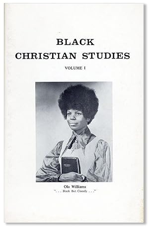 Black Christian Studies, Volume One [All Published?]