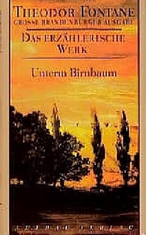 Bild des Verkufers fr Unterm Birnbaum : Das erzhlerische Werk, Band 8. Groe Brandenburger Ausgabe zum Verkauf von AHA-BUCH GmbH