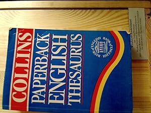 Bild des Verkufers fr Collins Paperback English Thesaurus zum Verkauf von Antiquariat im Kaiserviertel | Wimbauer Buchversand