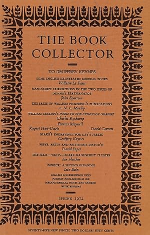 Seller image for The Book Collector. Volume 21. No. 1. Spring 1972 for sale by Barter Books Ltd