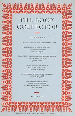 Seller image for The Book Collector. Volume 21. No. 4. Winter 1972 for sale by Barter Books Ltd