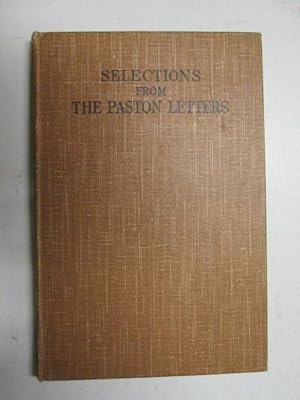 Seller image for The Paston letters: A Selection Illustrating English Social Life in the Fifteenth Century for sale by Goldstone Rare Books