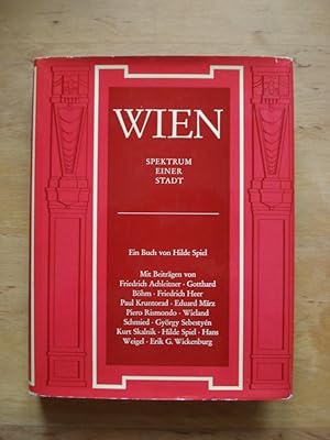 Image du vendeur pour Wien - Spektrum einer Stadt mis en vente par Antiquariat Birgit Gerl