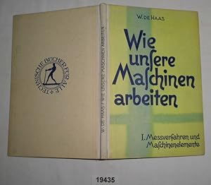 Bild des Verkufers fr Wie unsere Maschinen arbeiten I. Meverfahren und Maschinenelemente (Technische Bcher fr alle) zum Verkauf von Versandhandel fr Sammler