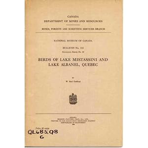 Imagen del vendedor de Birds of Lake Mistassini and Lake Albanel, Quebec a la venta por Buteo Books