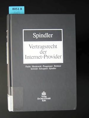 Bild des Verkufers fr Vertragsrecht der Internet-Provider. zum Verkauf von Augusta-Antiquariat GbR