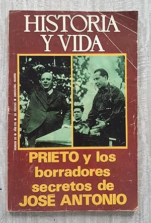HISTORIA Y VIDA, Nº 89. Prieto y los borradores secretos de José Antonio