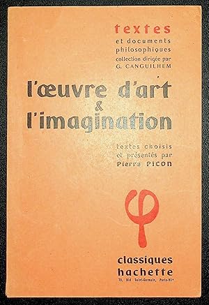 Seller image for L'uvre d'art & l'imagination for sale by LibrairieLaLettre2
