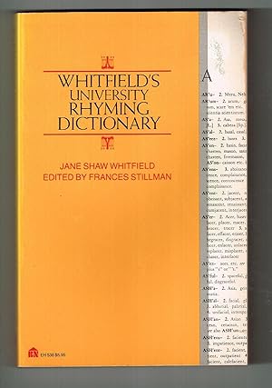 Seller image for Whitfield's University Rhyming Dictionary for sale by Ray Dertz