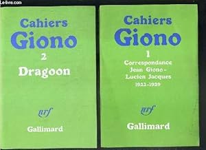 Bild des Verkufers fr CAHIERS GIONO - 2 VOLUMES - 1 + 2 zum Verkauf von Le-Livre
