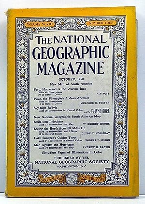 Imagen del vendedor de The National Geographic Magazine, Volume 98, Number 4 (October, 1950) a la venta por Cat's Cradle Books
