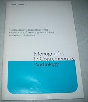 Imagen del vendedor de Hearing Aids and Acoustic Impedance Measurements (Monographs in Contemporary Audiology Volume 1, Number 2, November 1978) a la venta por Easy Chair Books