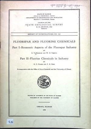 Image du vendeur pour Fluorspar and Fluorine Chemicals; Report of Investigations No. 141; mis en vente par books4less (Versandantiquariat Petra Gros GmbH & Co. KG)