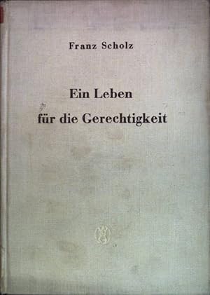 Seller image for Ein Leben fr die Gerechtigkeit: Erinnerungen for sale by books4less (Versandantiquariat Petra Gros GmbH & Co. KG)