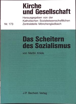 Imagen del vendedor de Das Scheitern des Sozialismus. Kirche und Gesellschaft ; Nr. 173 a la venta por books4less (Versandantiquariat Petra Gros GmbH & Co. KG)