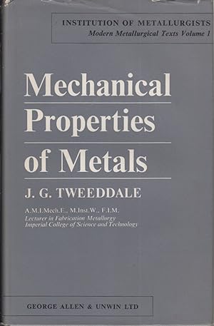 Image du vendeur pour The Mechanical Properties of Metals: Assessment and Signifiance mis en vente par Jonathan Grobe Books