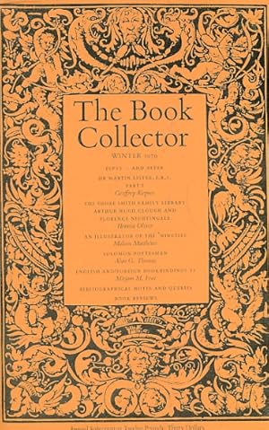 Image du vendeur pour The Book Collector. Volume 28. No. 4. Winter 1979 mis en vente par Barter Books Ltd