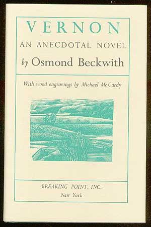 Seller image for Vernon: An Anecdotal Novel for sale by Between the Covers-Rare Books, Inc. ABAA