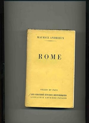 Bild des Verkufers fr ROME. zum Verkauf von Librairie CLERC