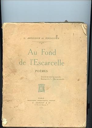 AU FOND DE L'ESCARCELLE. POÈMES