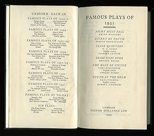 Seller image for Famous Plays of 1935 for sale by Little Stour Books PBFA Member