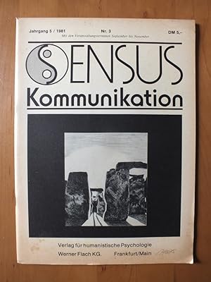 Sensus Kommunikation. Jahrgang 5 / 1981 Nr.3.