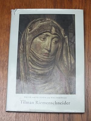 Seller image for Tilman Riemenschneider. Leben und Werk. for sale by Antiquariat Sasserath