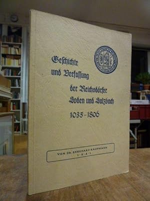 Seller image for Geschichte und Verfassung der Reichsdrfer Soden und Sulzbach, for sale by Antiquariat Orban & Streu GbR