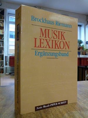 Musiklexikon - Ergänzungsband A - Z,