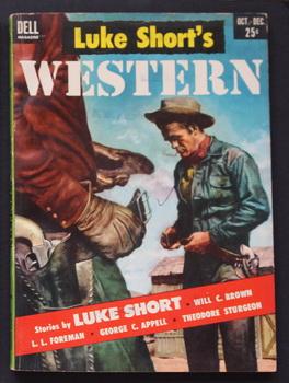 Seller image for LUKE SHORT'S WESTERN. ( October-December/1954; Volume 1 #2 ; -- Pulp Digest Magazine ) - Test Pit by Luke Short; // Adios, My Texas by L.L. Foreman; Gunpoint by George C. Appell; Cactus Dance by Theodore Sturgeon; for sale by Comic World