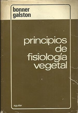 PRINCIPIOS DE FISIOLOGÍA VEGETAL