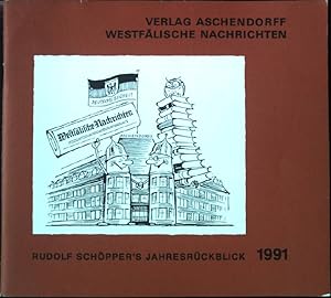 Seller image for Rudolf Schpper's Jahresrckblick 1991. - Verlag Aschendorff - Westflische Nachrichten. for sale by books4less (Versandantiquariat Petra Gros GmbH & Co. KG)